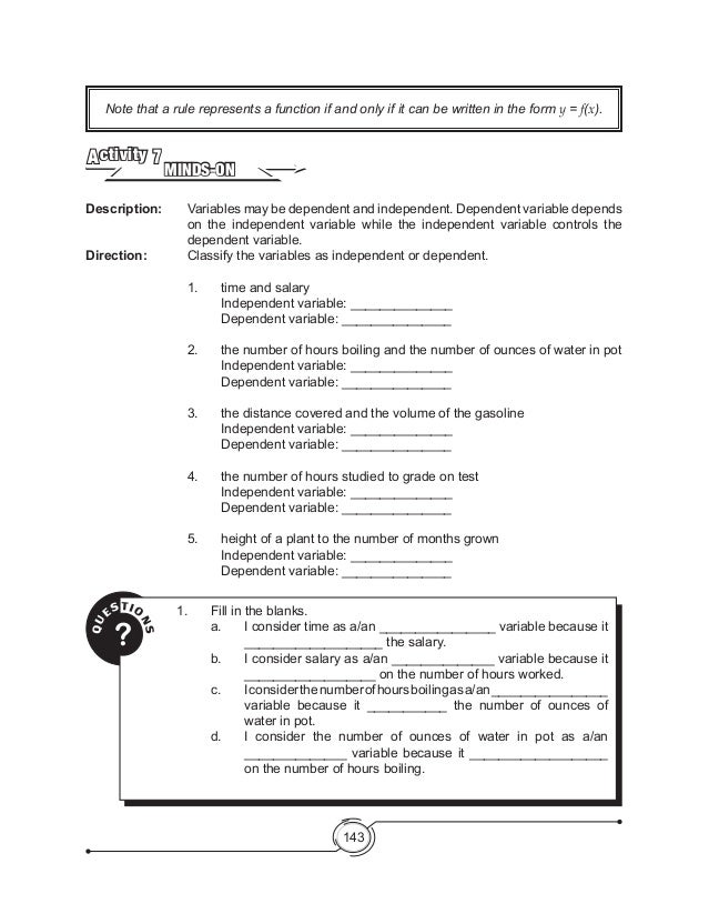 Printables Identifying Independent And Dependent Variables Worksheet identifying independent and dependent variables worksheet plustheapp worksheets for school