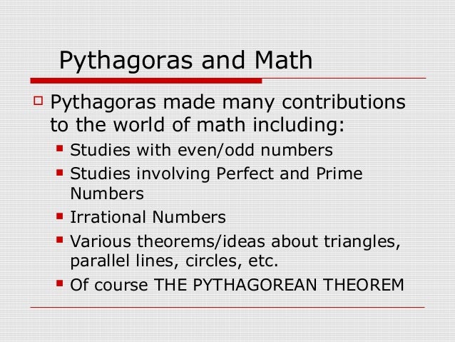 Pythagoras thms..
