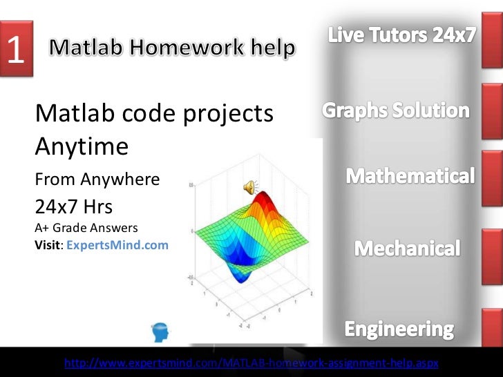 Matlab homework help