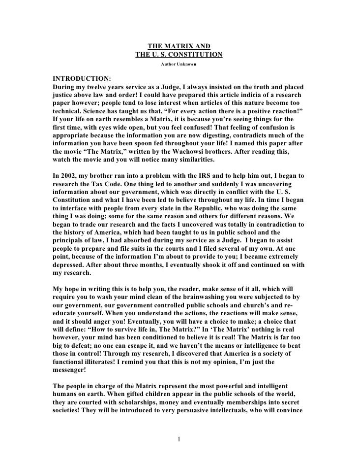 The articles of confederation and the constitution essay