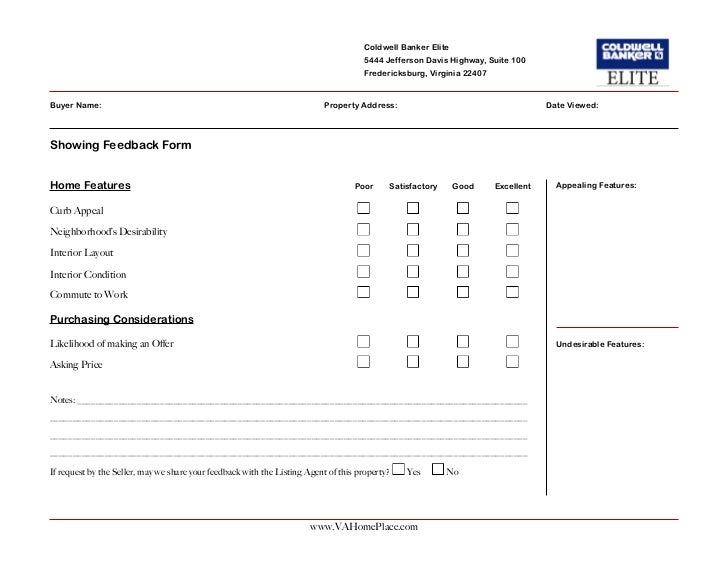 broker open house feedback form matthew rathbun showing feedback form broker open house feedback form matthew rathbun showing feedback form
