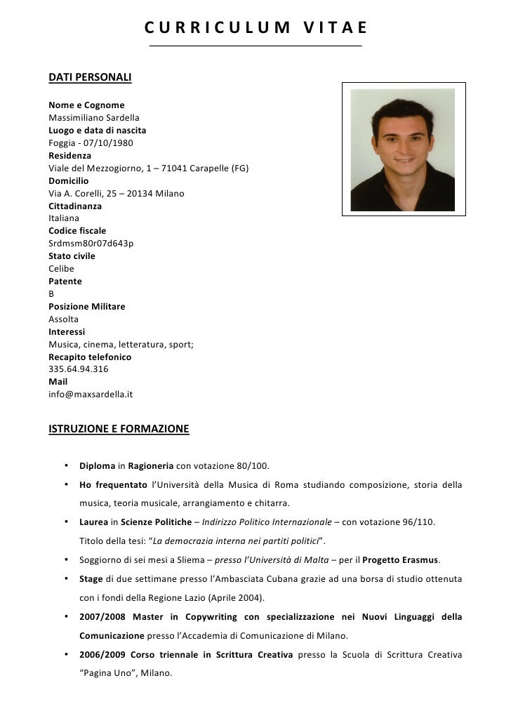 Curriculum vitae ragioneria 03 image