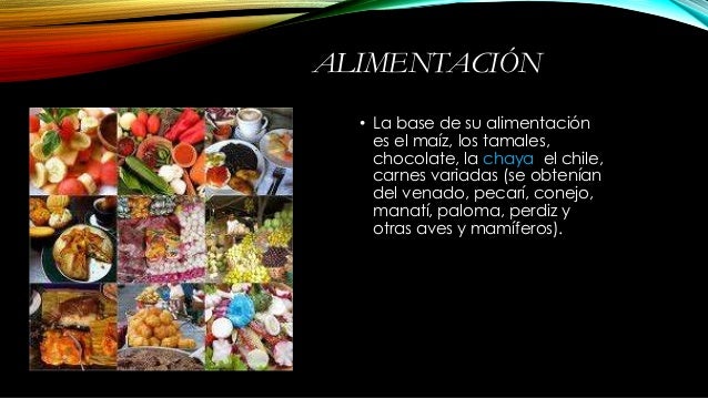 Dieta Alimenticia De Los Mayas