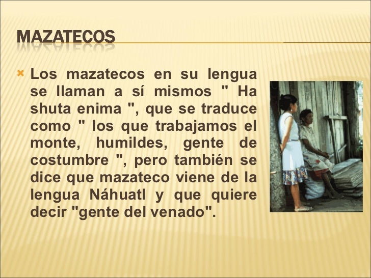 Mazatecos