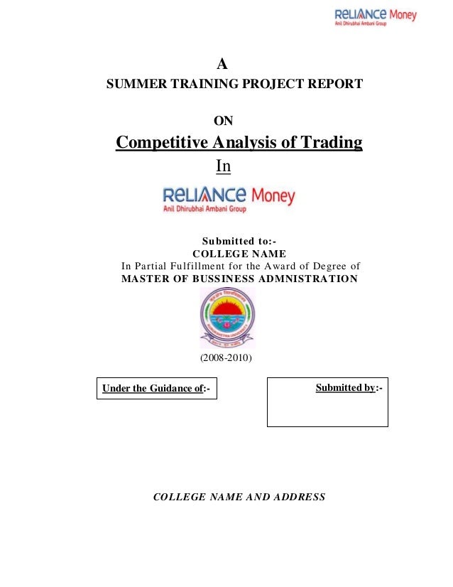 mba project report on reward system download in pdf
