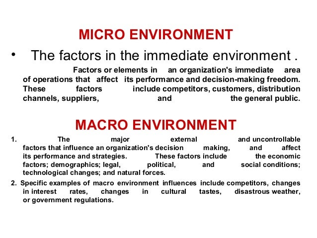 macro and micro environmental factors of a fast food chain This ppt contains marketing environment of the coca cola company that it will provide coke to all the fast food chains located in us macro environment 3 . macro and micro environmental factors of a fast food chain This ppt contains marketing environment of the coca cola company that it will provide coke to all the fast food chains located in us macro environment 3 .