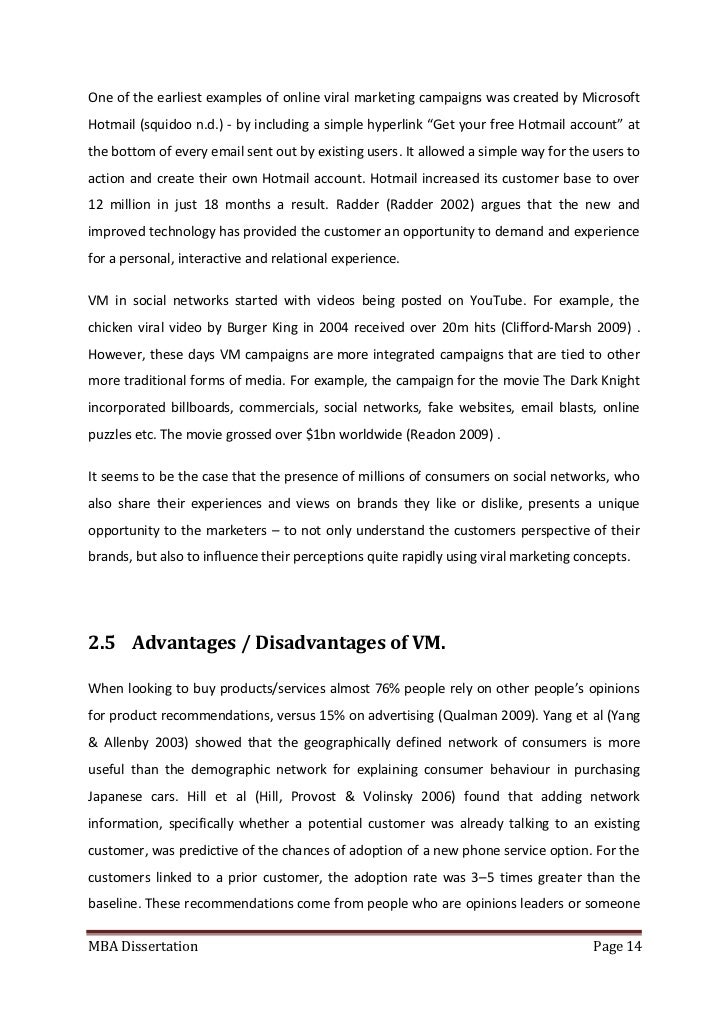marketing dissertation exles viral marketing of digital products using social media marketing dissertation exles viral marketing of digital products using social media