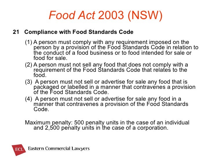 Duty of Care in Food & Beverage