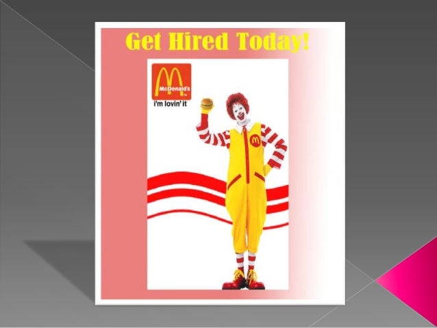 McDonalds Application McDonalds Application