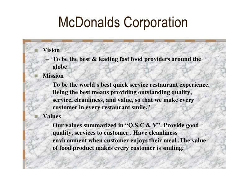 Mc donald's ppt