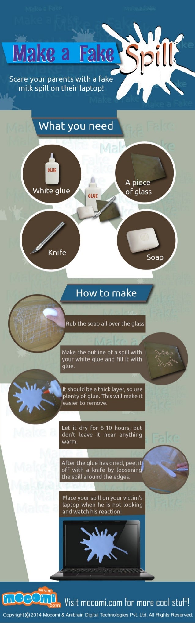 How to Make a Fake Spill