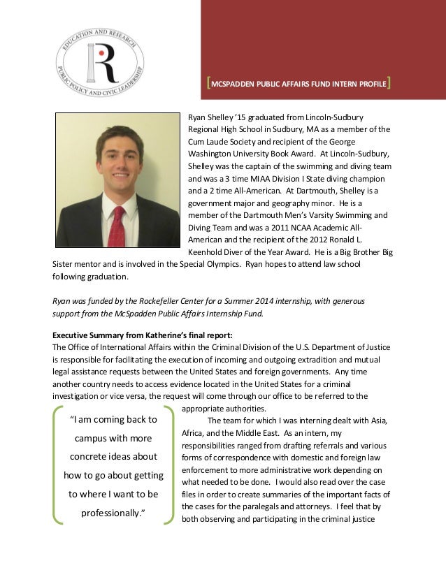 internship profile