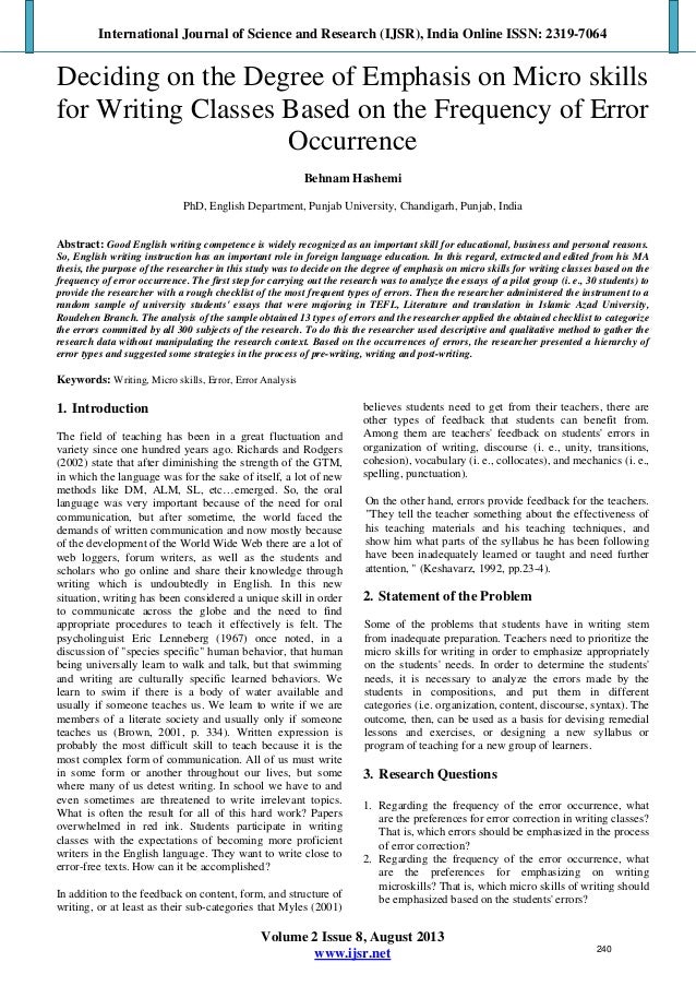 Practicum Experience Essay