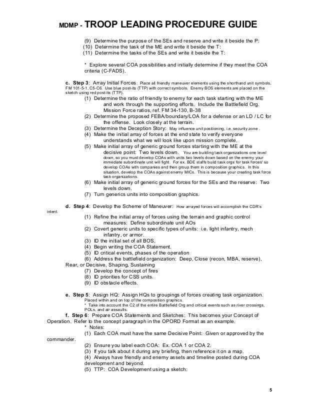 5 paragraph operations order powerpoint image