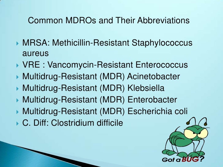 Mdro pct & non clinical finalJanuary
