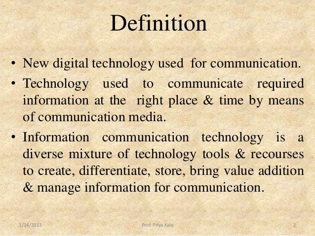 ict definition