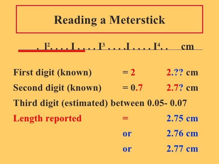 Measured And Exact Numbers