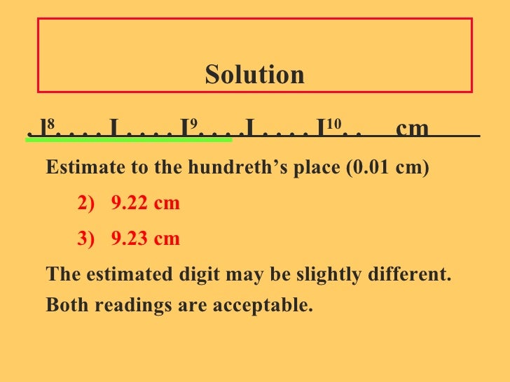 Measured And Exact Numbers