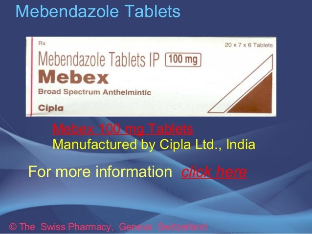 Vermox 100mg Mebendazole