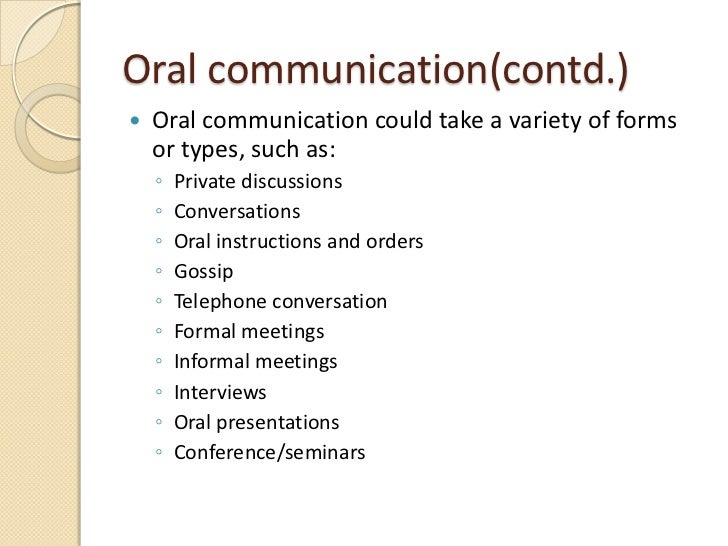 Types Of Oral Presentation 74