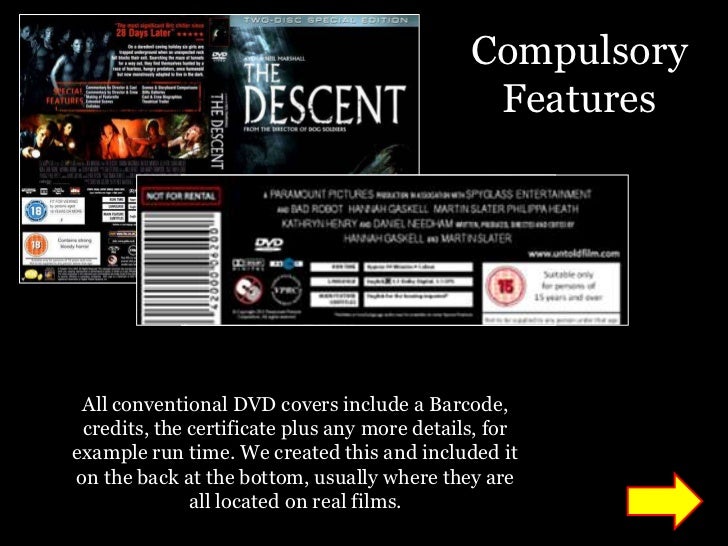 Media dvd cover analysis