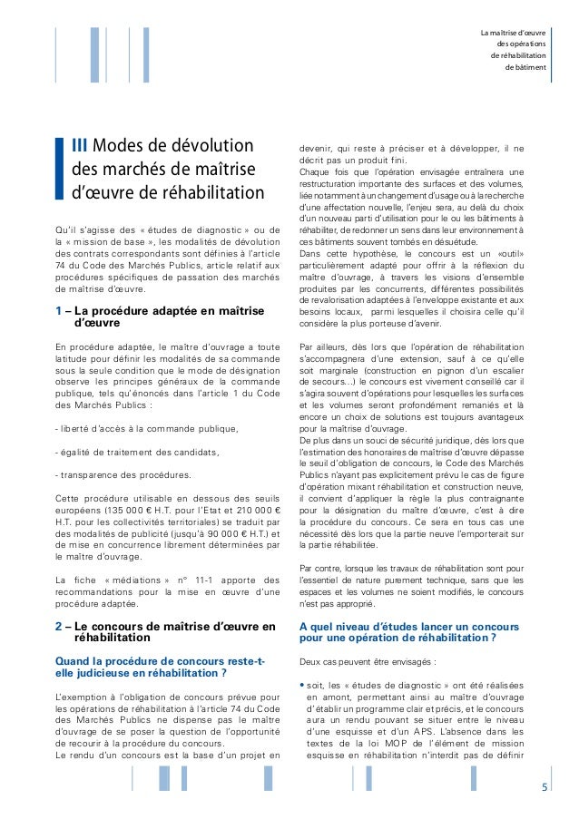 comment devenir maitre d'oeuvre en batiment