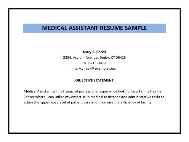cma resume template