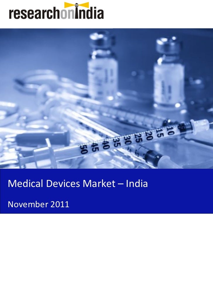 Medical Devices Market in India 2011 Sample