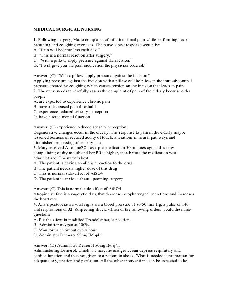 sample surgical nurse resume