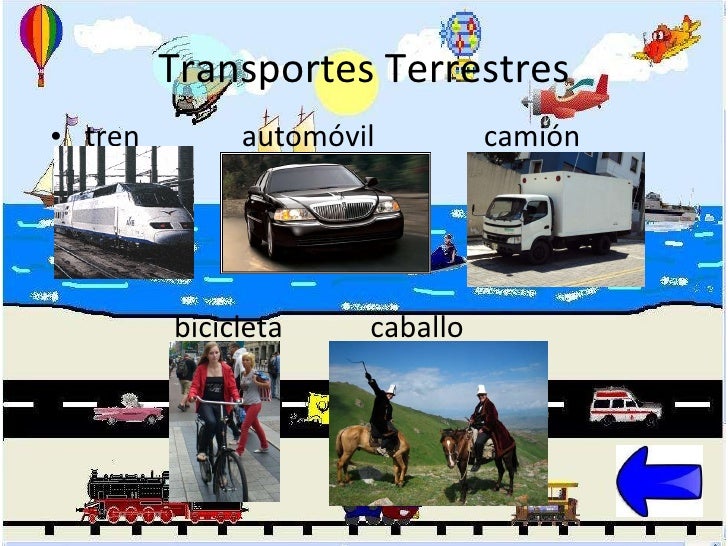 VIAS DE TRANSPORTE vias de transporte: