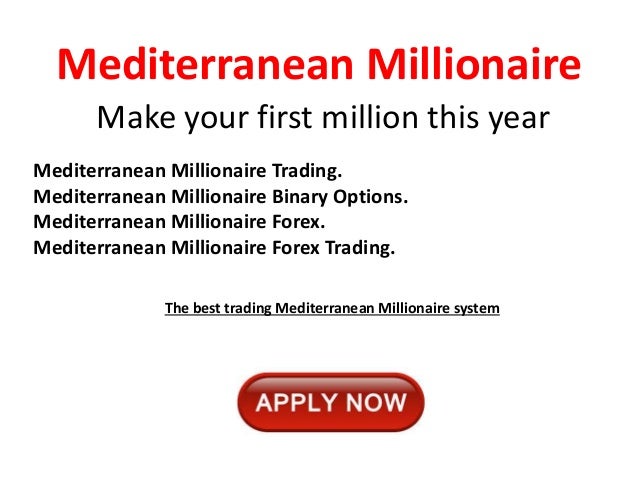 Binary option trading millionaire