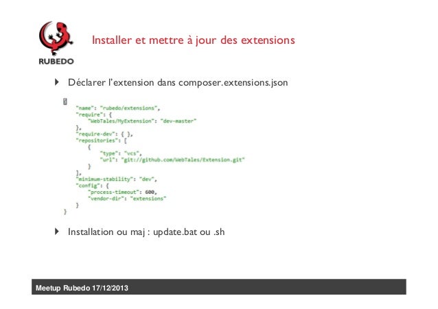 comment declarer une extension