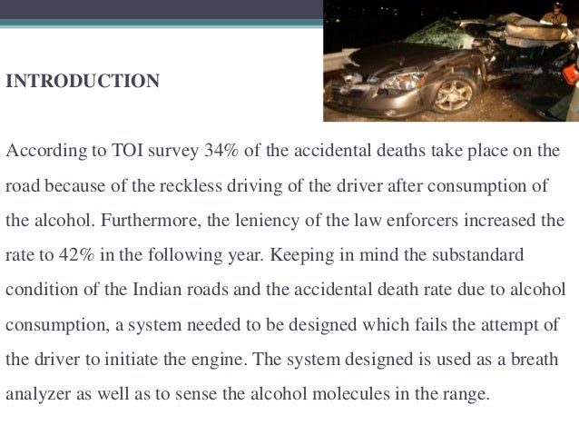 ALCOHOL DETECTION SYSTEM USING GSM TECHNOLOGY