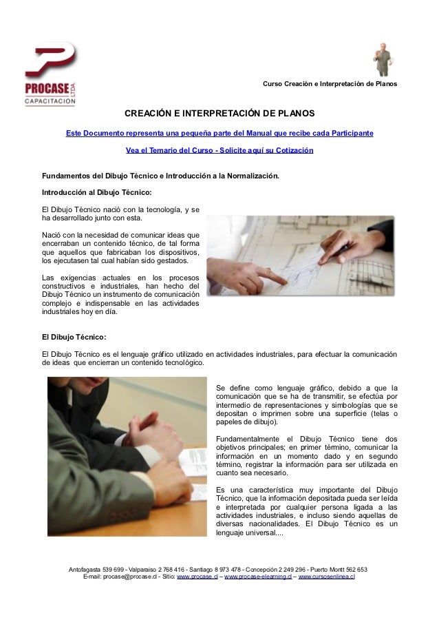ES LECTURA E INTERPRETACION DE PLANOS es lectura e interpretacion de planos: