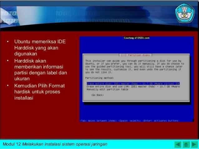 Melakukan Instalasi Sistem Operasi Jaringan Berbasis Gui Dan Text