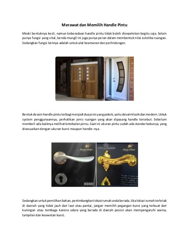 Slot pintu