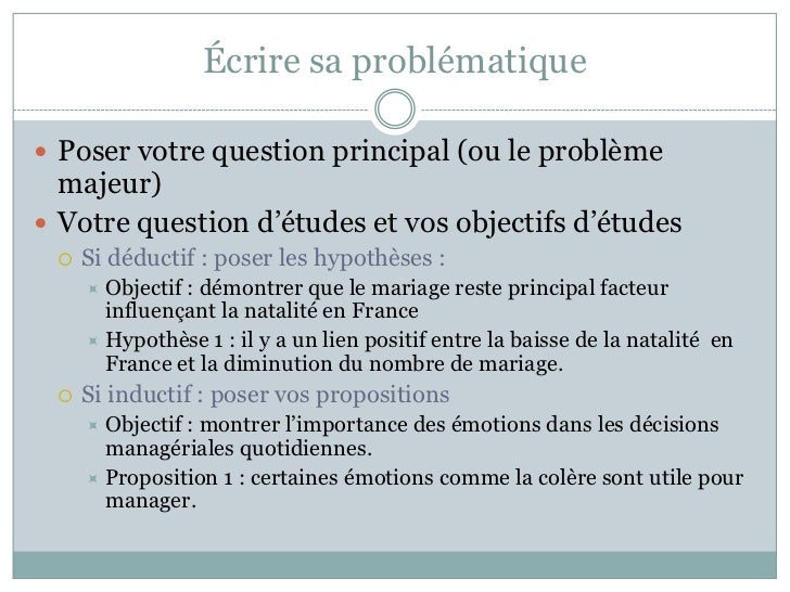 Memoire lecon 5 problematique