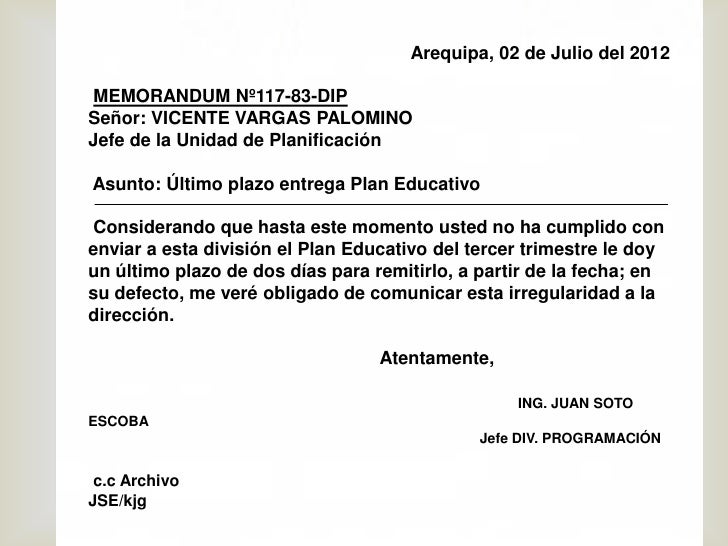 Resultado de imagen para memorandum