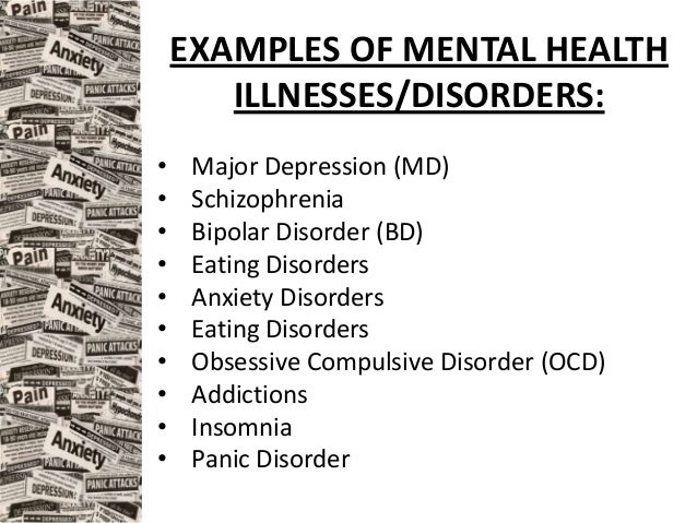 mental health illnesses