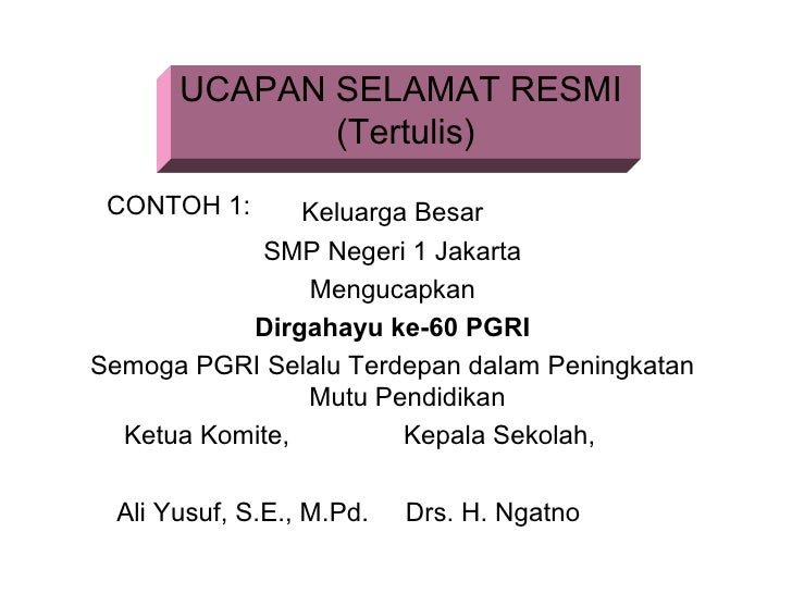 Ucapan Selamat Ulang Tahun Formal  Kata-Kata SMS