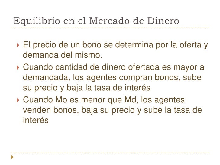 Equilibrio En El Mercado Del Dinero schokparcreditos