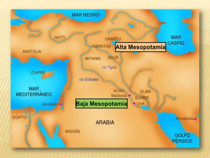 Resultado de imagen para mesopotamia division norte sur