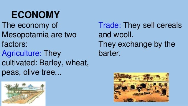 Trade and money system in mesopotamia