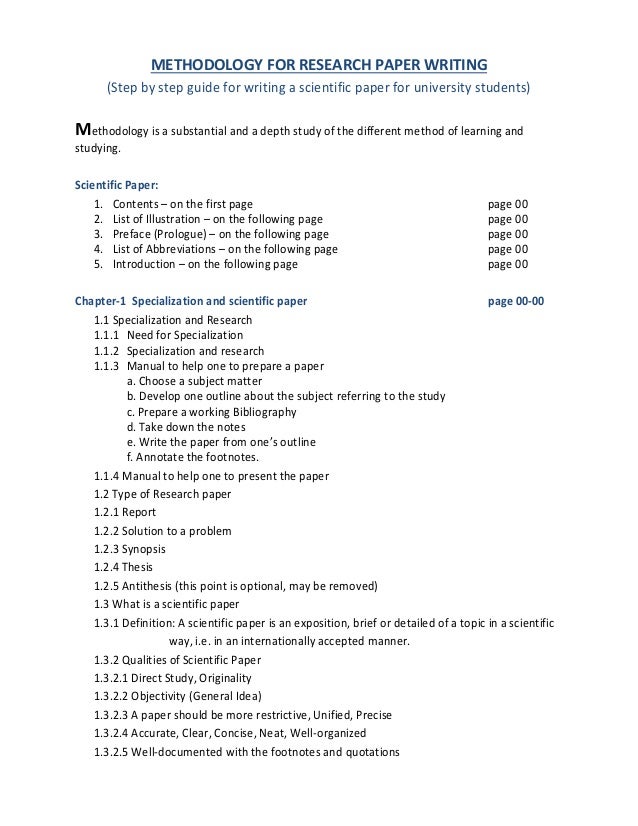 Research methods and thesis writing, Compare and contrast essay format
