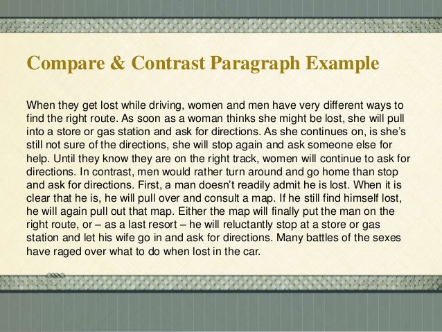 Methods Of Paragraph Development Methods Of Paragraph Development