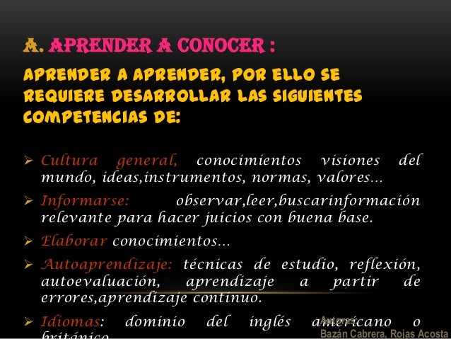 PERFIL DEL ESTUDIANTE - UNIVERSITARIO