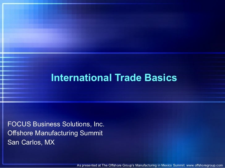 Foreign exchange trading basics