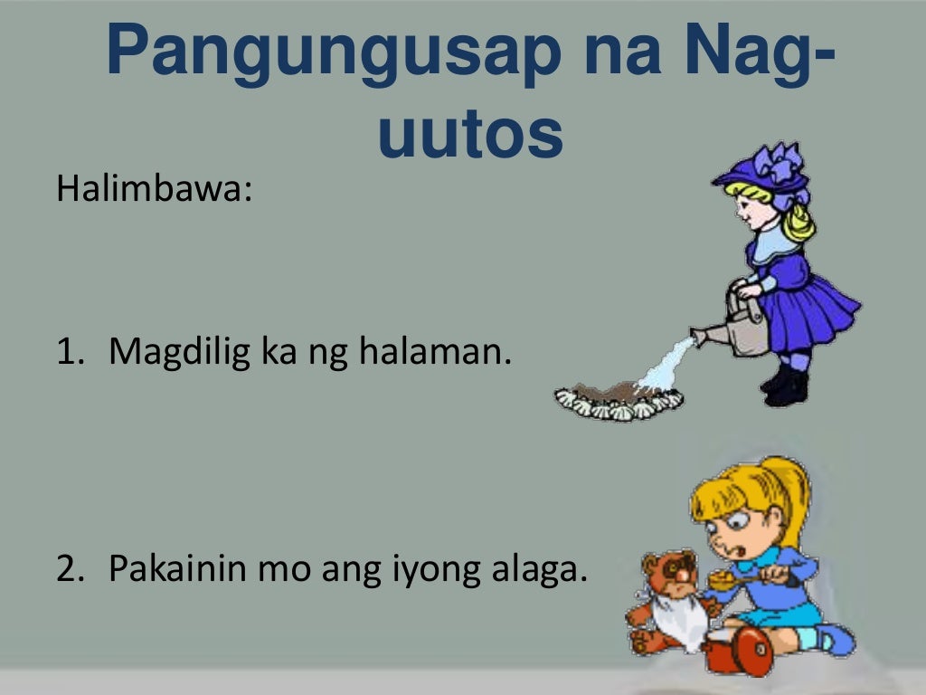 Mga Uri Ng Pangungusap Ayon Sa Gamit Filipino I