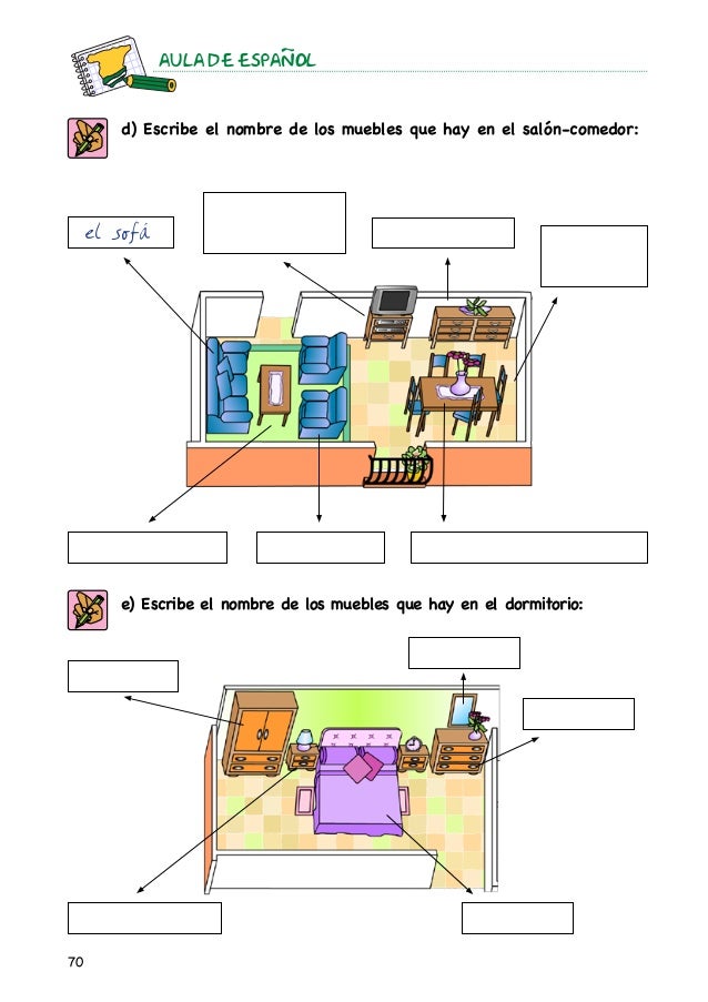 aula de espanol 70 d escribe el nombre de los aula de espanol 70 d escribe el nombre de los