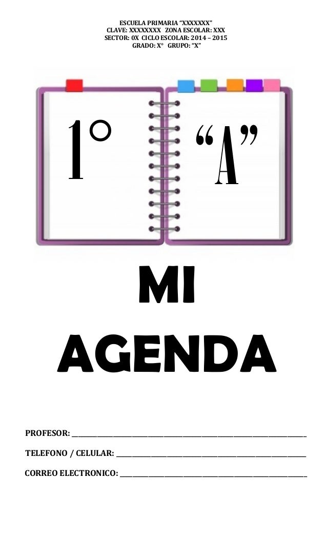 formato de agenda diaria